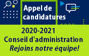 Appel à candidatures 2020-2021